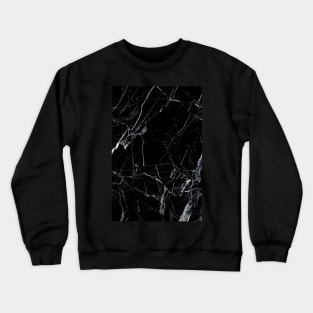 Black marble Crewneck Sweatshirt